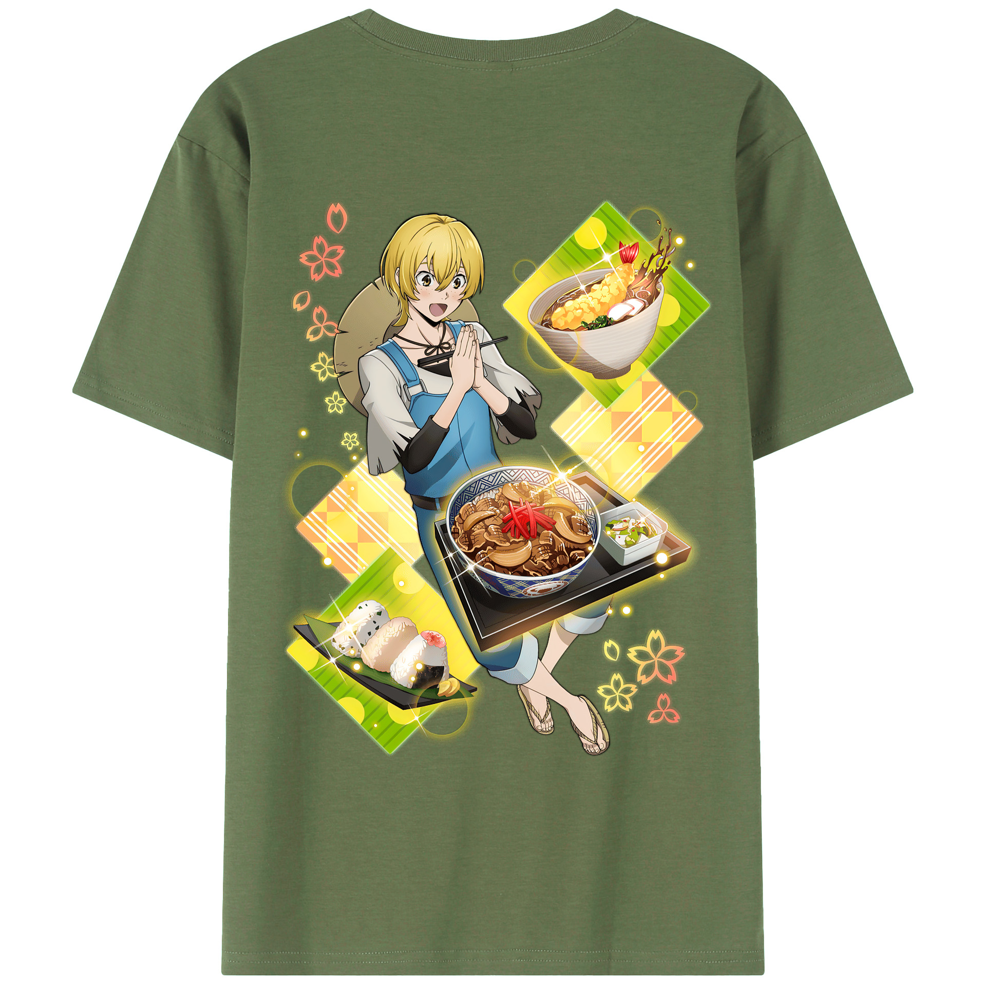 （画像用） 文豪ストレイドッグス Bungo Stray Dogs 綿100％ メンズ半袖Tシャツ（バックプリント） 通気性